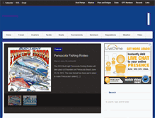 Tablet Screenshot of pensacolafishing.net